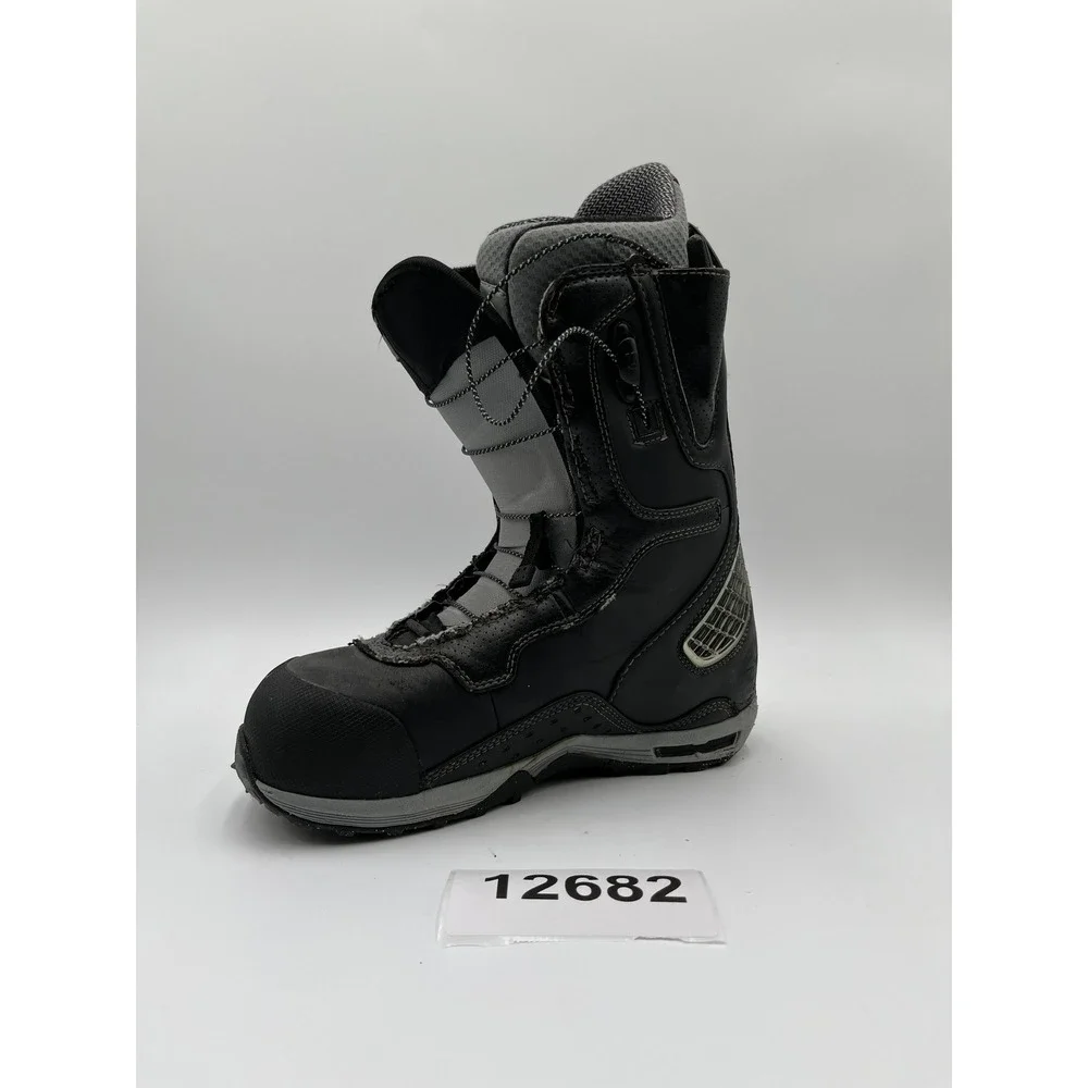Burton Driver X Snowboard Boots Mens 9 Black Gray Traditional Lace UP Winter